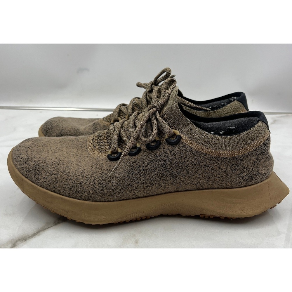 Allbirds Tree Dasher Shoes Mens 12 Tan Brown Eucalyptus Running Low Top Sneakers